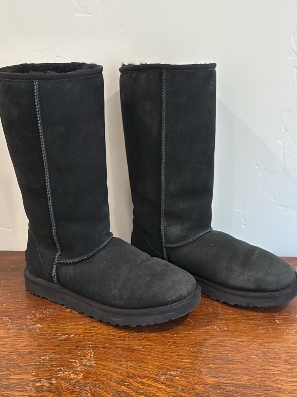 UGG Black Classic Tall Women’s Black Boots 9
